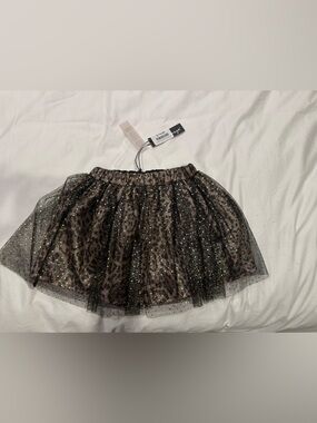 NWT Leopard Sparkle Imoga Skirt